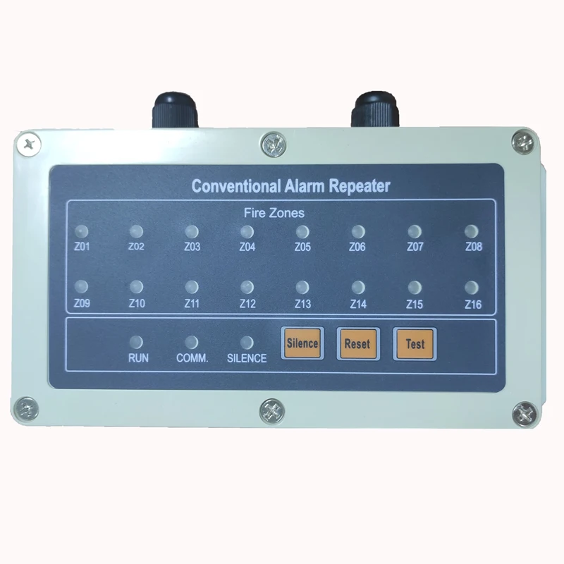 Conventional Fire Alarm Repeater Panel 16 conventional repeater display zones RS485 mode
Conventional Fire Alarm Repeater Panel 16 conventional repeater display zones RS485 mode
