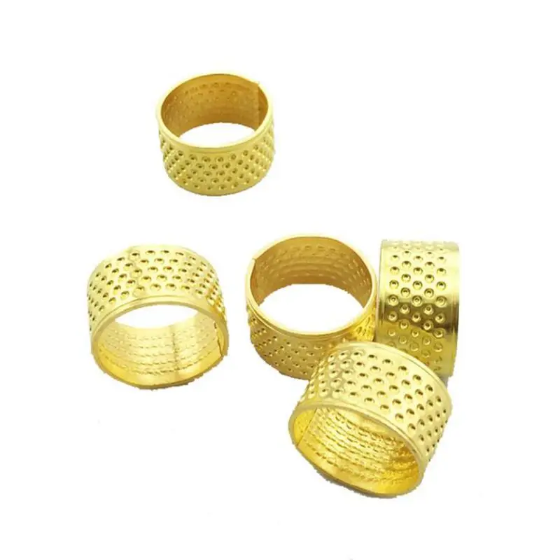 5pcs/lot DIY Sewing Tools Handmade Gold Ring Thimble Finger Protector Home Sewing Embroidery Cross Stitch Crafts Tool
5pcs/lot DIY Sewing Tools Handmade Gold Ring Thimble Finger Protector Home Sewing Embroidery Cross Stitch Crafts Tool