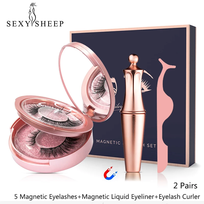 Magnetic False Eyelashes No Glue Full Eye 5 Magnet Reusable Fake Eyelashes Natural Soft Eyelashes Extension Magnetic Eyelash Kit
Magnetic False Eyelashes No Glue Full Eye 5 Magnet Reusable Fake Eyelashes Natural Soft Eyelashes Extension Magnetic Eyelash Kit