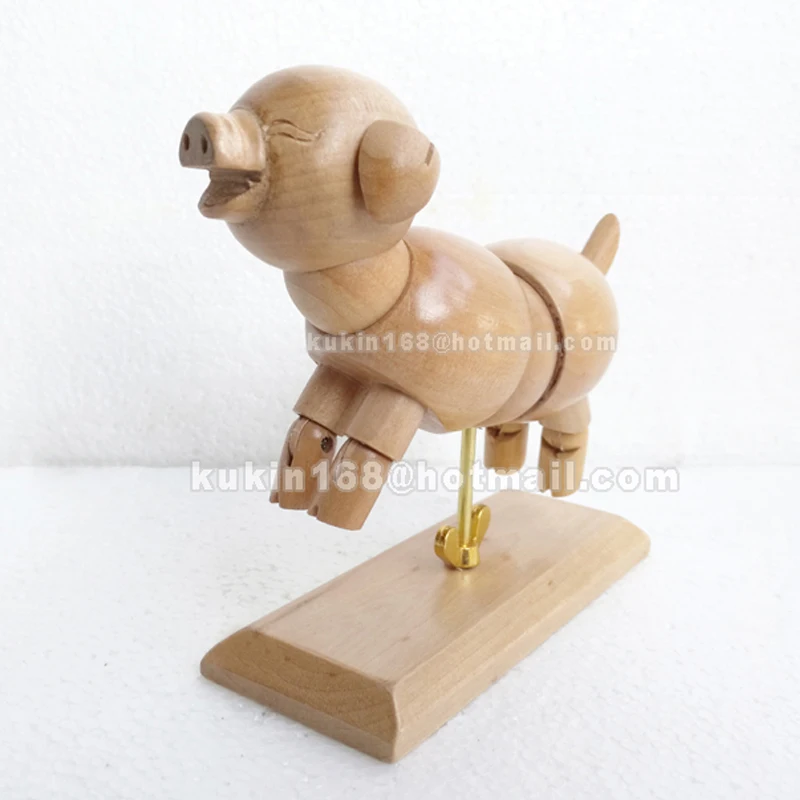Wood sculpture crafts, Wooden pig, Wooden toys