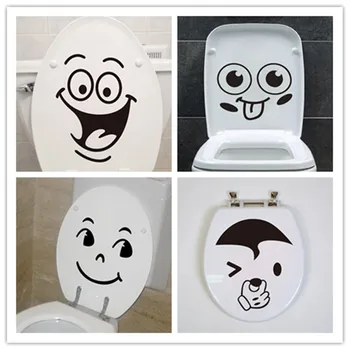 6 design Cute Funny Smile Face bathroom wash room Toilet Art Home decor wall stickers Shop Office Toilet Decoration
6 design Cute Funny Smile Face bathroom wash room Toilet Art Home decor wall stickers Shop Office Toilet Decoration