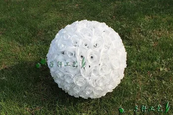 30CM 12 Inch Elegant White Artificial Rose Silk Flower Ball Hanging Kissing Balls For Wedding Party Decoration Supplies
30CM 12 Inch Elegant White Artificial Rose Silk Flower Ball Hanging Kissing Balls For Wedding Party Decoration Supplies