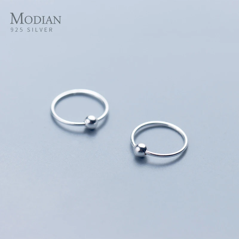MODIAN 4 Size Fashion Simple Classic Round Hoop Earrings 100% 925 Sterling Silver Tiny Bead Circle Earring For Women Jewelry
MODIAN 4 Size Fashion Simple Classic Round Hoop Earrings 100% 925 Sterling Silver Tiny Bead Circle Earring For Women Jewelry