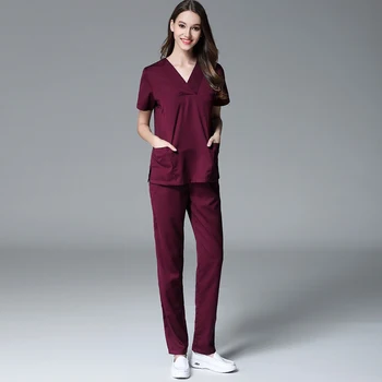Medical clothes scrub set doctor nurse short sleeve uniform dental dental clinic pet doctor beauty salon overalls
Medical clothes scrub set doctor nurse short sleeve uniform dental dental clinic pet doctor beauty salon overalls
