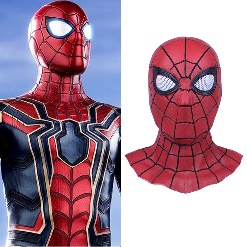 Spider Man Mask Halloween Masquerade Party Masks Cosplay Movie Avengers 3 Superhero Mascara Mascaras De Latex Realista Masque
Spider Man Mask Halloween Masquerade Party Masks Cosplay Movie Avengers 3 Superhero Mascara Mascaras De Latex Realista Masque