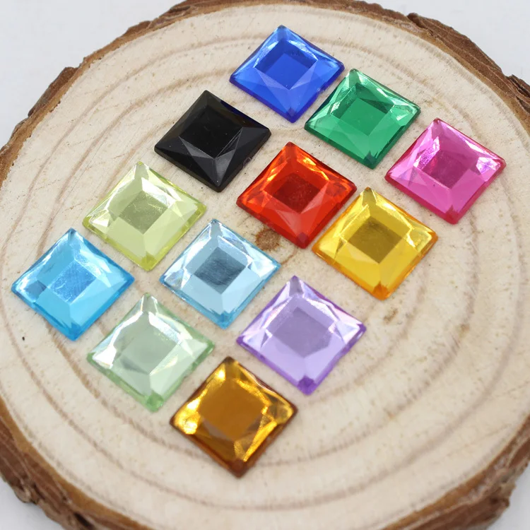 Free Shipping High Quality 50Pcs 12mm Many Colors Square Flat Back Acrylic Rhinestone For DIY Decoration
Free Shipping High Quality 50Pcs 12mm Many Colors Square Flat Back Acrylic Rhinestone For DIY Decoration