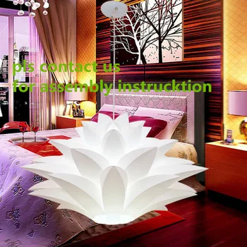 Lily flowers lamp pendant light material of PVC 35/45/58cm lotus shape DIY lampshade bedroom/shops LED hanging light fixture
Lily flowers lamp pendant light material of PVC 35/45/58cm lotus shape DIY lampshade bedroom/shops LED hanging light fixture