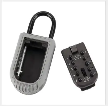 Portable Safe Box Wall Mounted 10 Password Keys Combination Lock Metal Alloy Storage Store Key Storage Organizer Boxes
Portable Safe Box Wall Mounted 10 Password Keys Combination Lock Metal Alloy Storage Store Key Storage Organizer Boxes