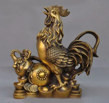 wedding decoration Collect chinese brass yuanbao Ingots money coins chicken wealth lucky statue New Year
wedding decoration Collect chinese brass yuanbao Ingots money coins chicken wealth lucky statue New Year