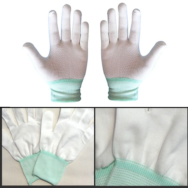 1pair Antistatic Gloves Electronic Gloves Anti-static Dust-free Thin Section Knitted Gloves Wear Protective Protective Gloves
1pair Antistatic Gloves Electronic Gloves Anti-static Dust-free Thin Section Knitted Gloves Wear Protective Protective Gloves