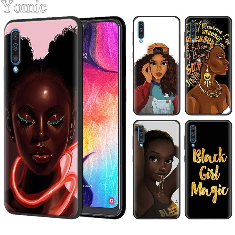 Afro Black Girl Silicone Case for Samsung Galaxy A50 A70 A10 A20 A30 A40 A6 A7 A8 Plus A9 M30 M20 Black Case Cover
Afro Black Girl Silicone Case for Samsung Galaxy A50 A70 A10 A20 A30 A40 A6 A7 A8 Plus A9 M30 M20 Black Case Cover