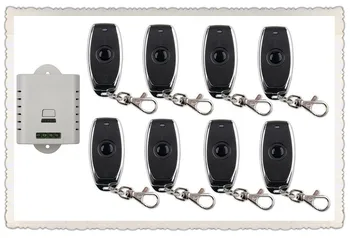 AC85V 110V 120V 220V 250V 1CH Wireless Remote Control Switch System 1pcs Receiver + 8pcs one-button metal Remote 315mhz/433mhz
AC85V 110V 120V 220V 250V 1CH Wireless Remote Control Switch System 1pcs Receiver + 8pcs one-button metal Remote 315mhz/433mhz