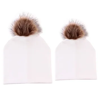Bobora Baby Caps Cotton Parent-child Hats Hair Ball Winter Cute Baby Caps+ Adult Hat Set Artificial Fur Children\\'s Hats
Bobora Baby Caps Cotton Parent-child Hats Hair Ball Winter Cute Baby Caps+ Adult Hat Set Artificial Fur Children\\'s Hats