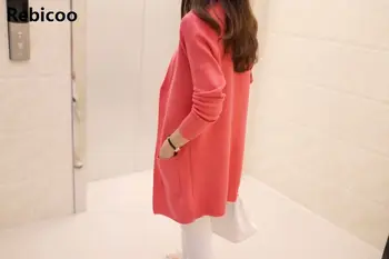 New Women Spring/ Autumn Sweater Long Cardigan Korean Slim Pocket Loose Knit Sweater Outwear Coat
New Women Spring/ Autumn Sweater Long Cardigan Korean Slim Pocket Loose Knit Sweater Outwear Coat