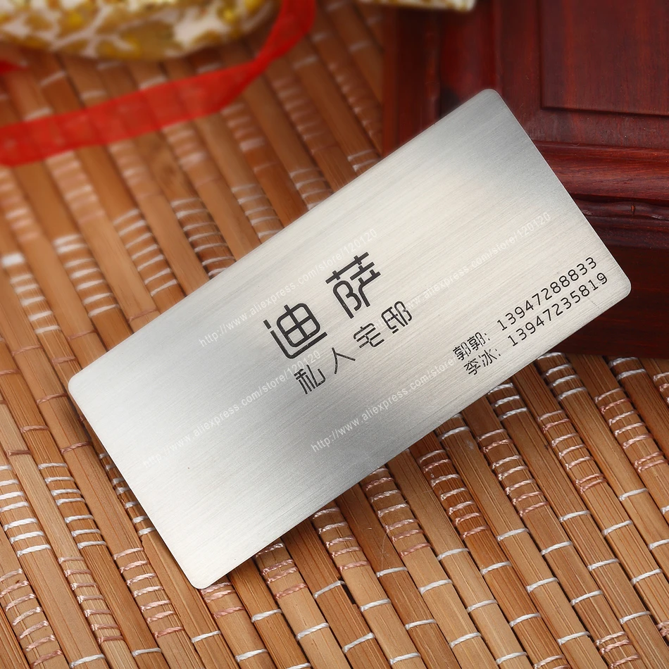 Personalized concave convex cutout quality wiredrawing quality business metal card
Personalized concave convex cutout quality wiredrawing quality business metal card
