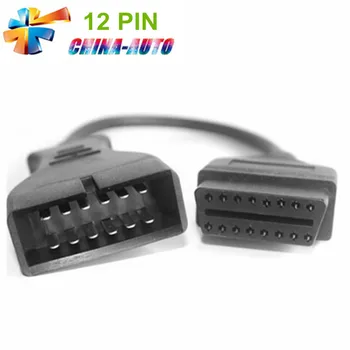 100pcs Factory Price 12 Pin OBD2 Diagnostic Adapter 12Pin To 16Pin OBDII Connector Cable Best Quality
100pcs Factory Price 12 Pin OBD2 Diagnostic Adapter 12Pin To 16Pin OBDII Connector Cable Best Quality