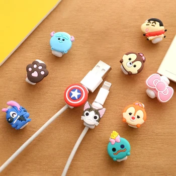 Lovely Cartoon Data line Protector Charger USB Cable Winder Protective Case Saver Earphone Cord Protection Sleeve Wire Cover
Lovely Cartoon Data line Protector Charger USB Cable Winder Protective Case Saver Earphone Cord Protection Sleeve Wire Cover