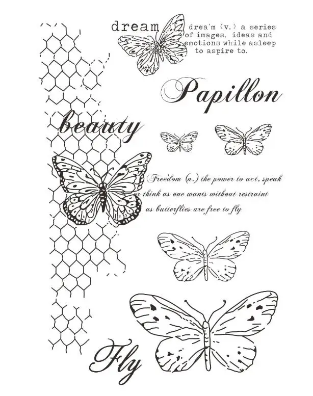 butterfly Transparent Clear Silicone Stamp/seal for DIY Scrapbooking/ Album Decorative Clear Stamp Sheets A955
butterfly Transparent Clear Silicone Stamp/seal for DIY Scrapbooking/ Album Decorative Clear Stamp Sheets A955