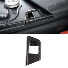 

Carbon Fiber Style For Alfa Romeo Giulia 2017-2019 ABS Chrome Car Electronic Handbrake Decoration Cover Trim Accessories 1PC