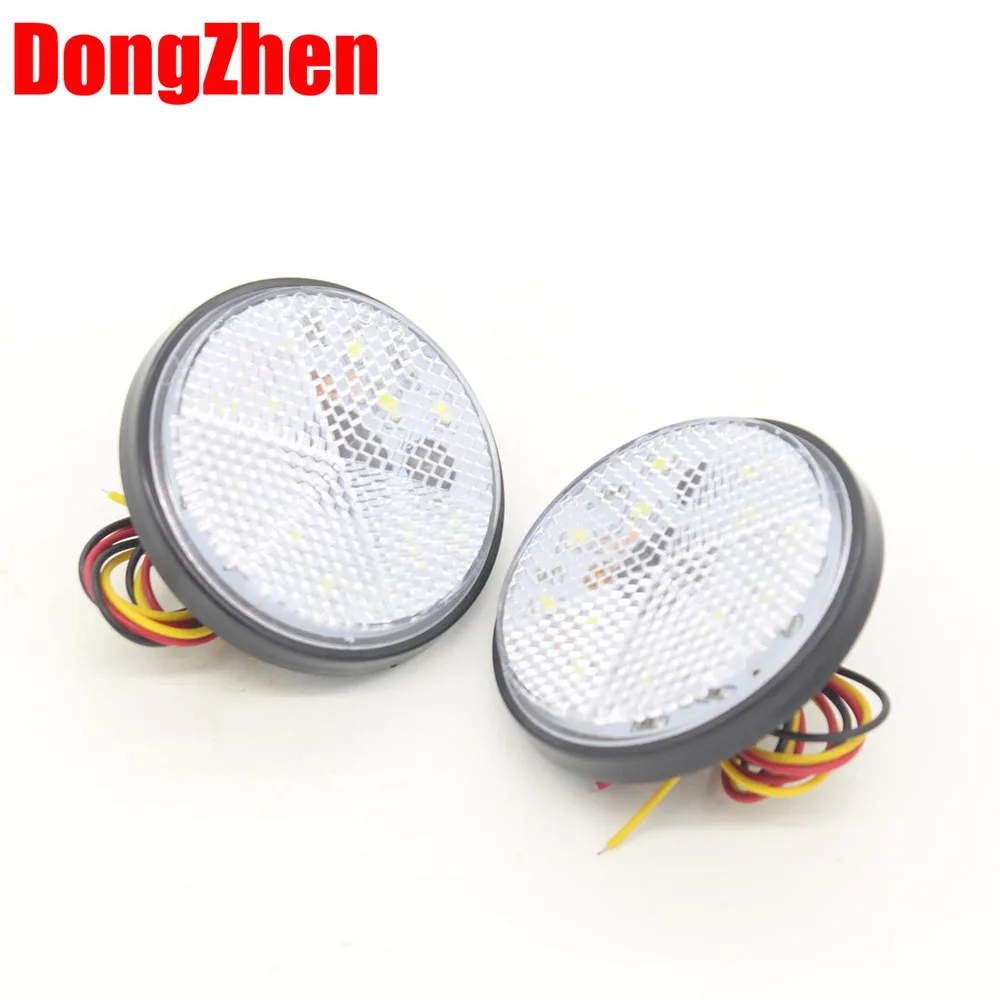 1X Car Truck LED Car External Light Reflector Round Brake Light Brake Lamp DC 12V Automobiles Light Source Auto Accessories
1X Car Truck LED Car External Light Reflector Round Brake Light Brake Lamp DC 12V Automobiles Light Source Auto Accessories