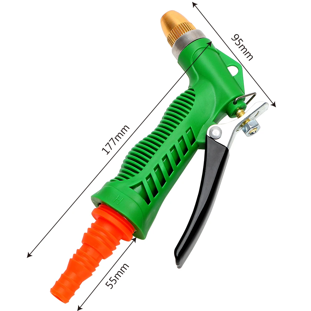 Car Wash Water Gun Garden Tools Copper Washer Gun Nozzle Durable Adjustable Pressure Water Gun Household Garden Cleaning Tools 19