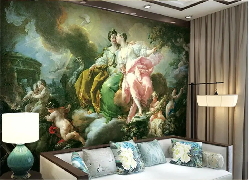 Custom photo wallpapers 3d murals wallpaper European fairy little angel TV background wall papers for living room decoration
Custom photo wallpapers 3d murals wallpaper European fairy little angel TV background wall papers for living room decoration
