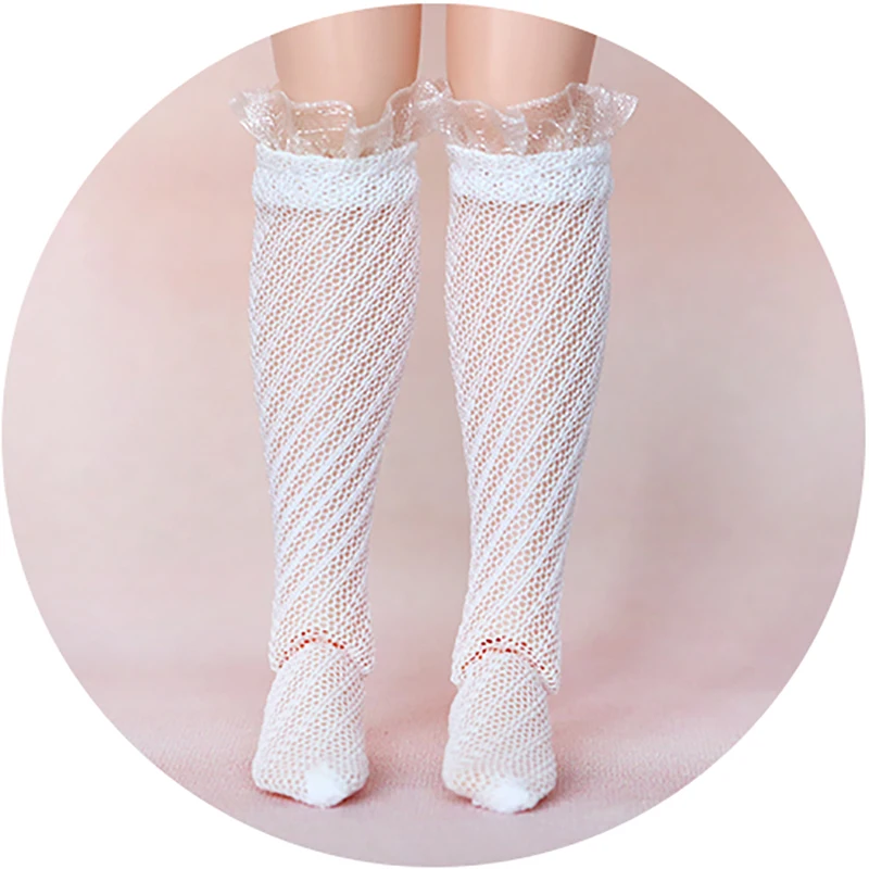 New 1 Pair Lace Socks White cross grain knee highs socks for blyth azone s ob24 1/6 dolls accessories socks for dolls
New 1 Pair Lace Socks White cross grain knee highs socks for blyth azone s ob24 1/6 dolls accessories socks for dolls