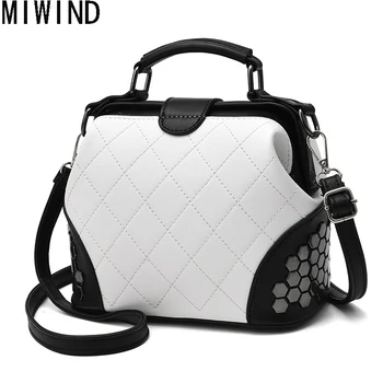 MIWIND Women Bag Fashion Shoulder Bag 2017 Vintage Leather Bags Women Messenger Bags Rivet Doctor BagTDX1229
MIWIND Women Bag Fashion Shoulder Bag 2017 Vintage Leather Bags Women Messenger Bags Rivet Doctor BagTDX1229