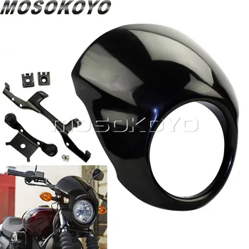 Gloss Black Motorcycle 5.75" Cafe Racer Headlight Fairing for Harley Street XG500 XG750 XG 500 750 2014 2015 2016
Gloss Black Motorcycle 5.75" Cafe Racer Headlight Fairing for Harley Street XG500 XG750 XG 500 750 2014 2015 2016