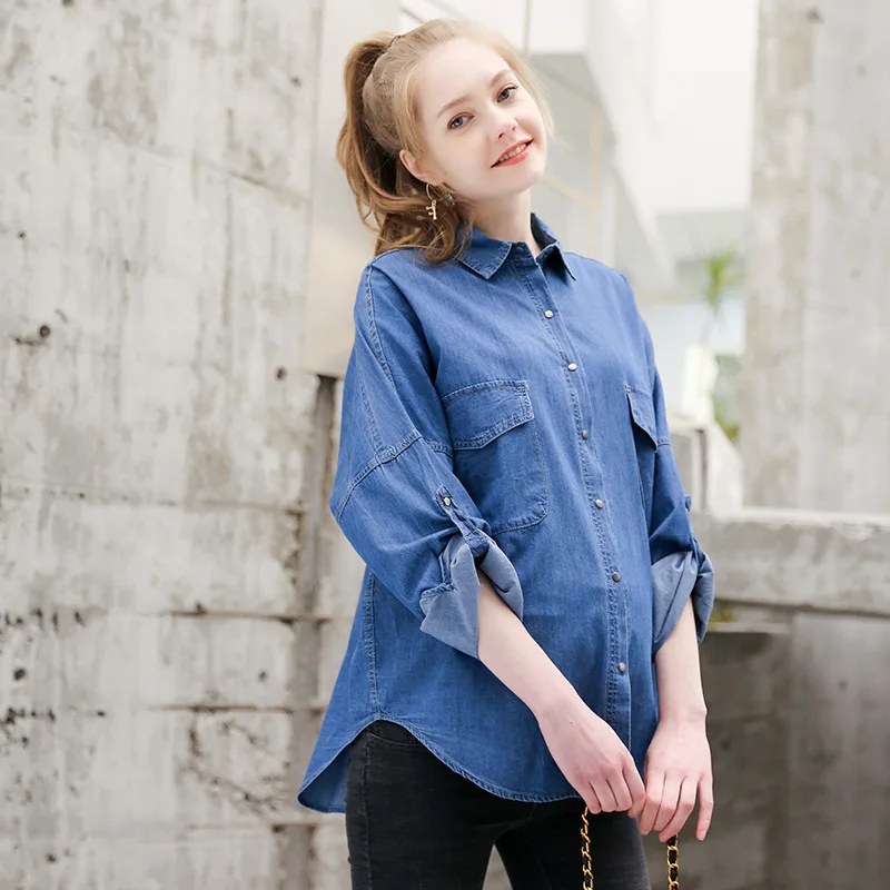 2019 New Spring&Summer Maternity Denim Shirt Pregnancy Shirts Maternity Clothes Maternity Tops Pregnancy Plus Size Maternity
2019 New Spring&Summer Maternity Denim Shirt Pregnancy Shirts Maternity Clothes Maternity Tops Pregnancy Plus Size Maternity