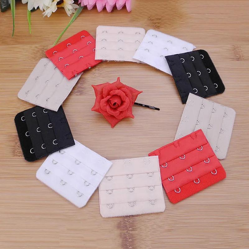 1PCS 3 Hooks 3 Rows Bra Extenders Strap Extension For Women's Soft Adjustable Belt Buckle Underwear Belt Bras Accessories
1PCS 3 Hooks 3 Rows Bra Extenders Strap Extension For Women's Soft Adjustable Belt Buckle Underwear Belt Bras Accessories