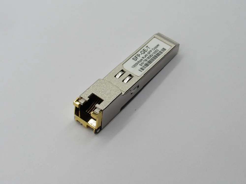 SFP 10/100/1000Base-T copper GBIC Gigabit mini GBIC Module SFP Copper RJ45 SFP Transceiver
SFP 10/100/1000Base-T copper GBIC Gigabit mini GBIC Module SFP Copper RJ45 SFP Transceiver
