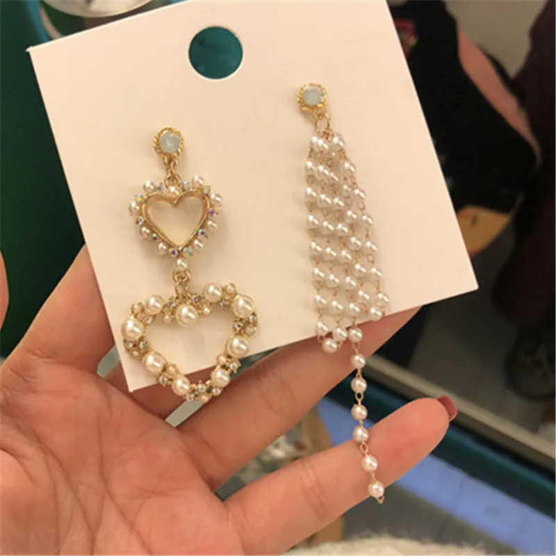 Fashion heart-shaped pearl earrings female Golden tassels pearl earring temperament heart pearl stud earrings for women jewelry
Fashion heart-shaped pearl earrings female Golden tassels pearl earring temperament heart pearl stud earrings for women jewelry