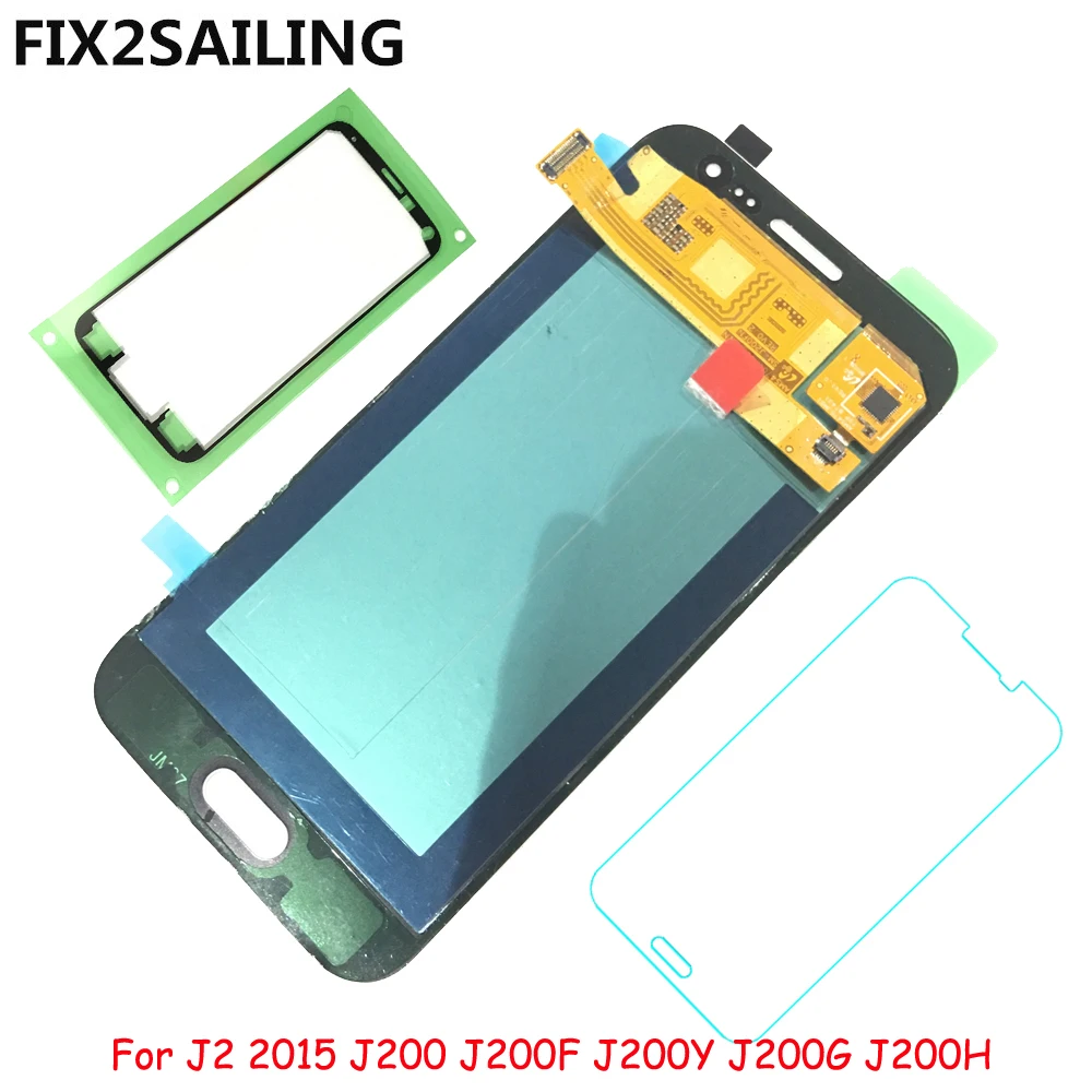 Super AMOLED LCD Display 100% Tested Working Touch Screen Assembly For Samsung Galaxy J2 2015 J200 J200F J200Y J200G J200H 
Super AMOLED LCD Display 100% Tested Working Touch Screen Assembly For Samsung Galaxy J2 2015 J200 J200F J200Y J200G J200H