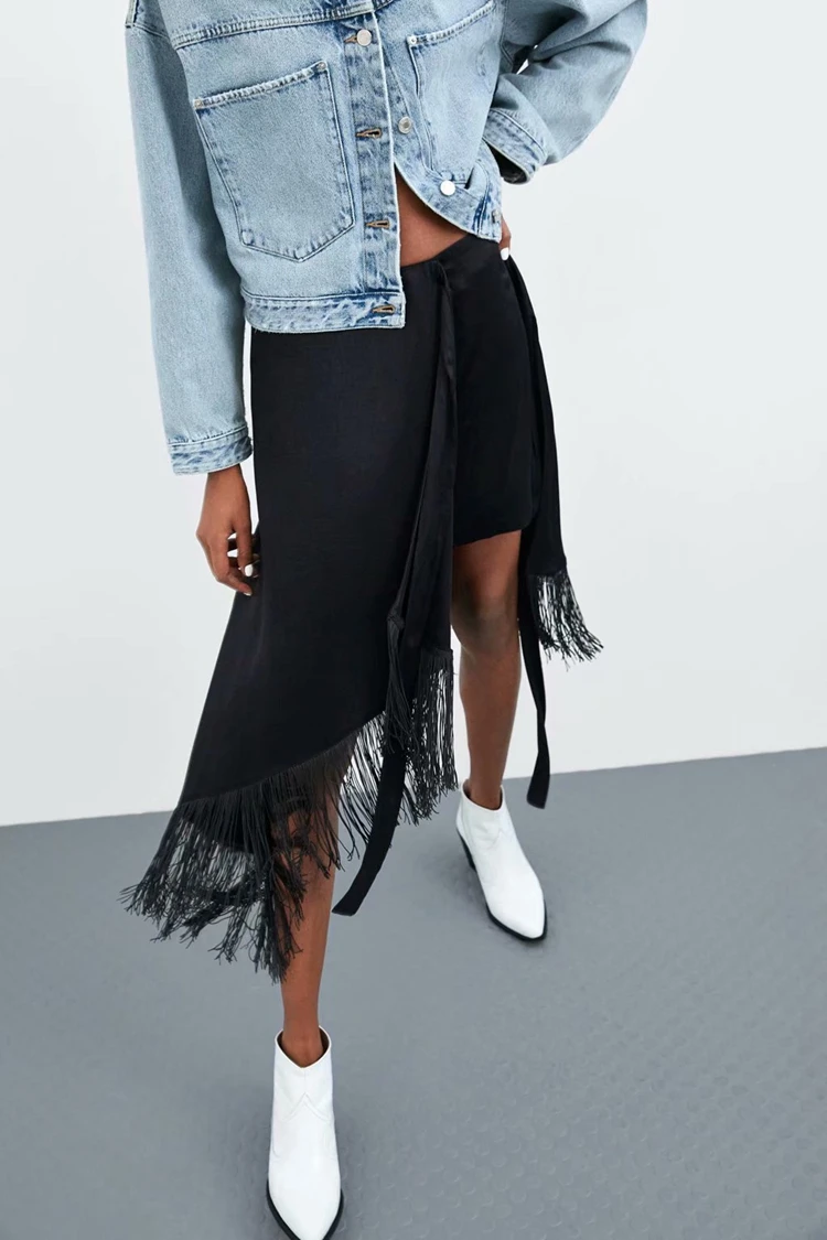 Saia Midi Limited Acetate Casual Solid Asymmetrical Mid-calf Empire Skirt 2019 New Women's Skirt Tassel Asymmetric Long Woman
Saia Midi Limited Acetate Casual Solid Asymmetrical Mid-calf Empire Skirt 2019 New Women's Skirt Tassel Asymmetric Long Woman