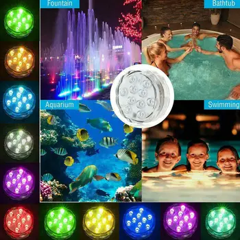 10 Led Remote Controlled RGB Submersible Light Battery Operated Underwater Night Lamp Outdoor Vase Bowl Garden Party Decoration
10 Led Remote Controlled RGB Submersible Light Battery Operated Underwater Night Lamp Outdoor Vase Bowl Garden Party Decoration
