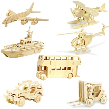 3D Wood Puzzles Children Adults Vehicle Puzzles Wooden Toys Learning Environmental Assemble Toy Educational Games
3D Wood Puzzles Children Adults Vehicle Puzzles Wooden Toys Learning Environmental Assemble Toy Educational Games
