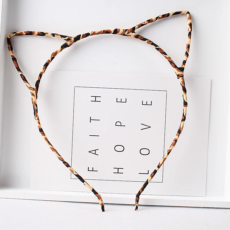 Leopard Ears Hair band for Female 2018 Fashion Ear Headwear Children Girls Headdress Headband Women Hair Accessories Hairbands
Leopard Ears Hair band for Female 2018 Fashion Ear Headwear Children Girls Headdress Headband Women Hair Accessories Hairbands