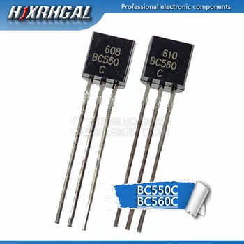 100PCS BC550C + BC560C each 50pcs BC550 BC560 TO92 Transistor DIP-3 45V 0.1A TO-92 New Original HJXRHGAL
100PCS BC550C + BC560C each 50pcs BC550 BC560 TO92 Transistor DIP-3 45V 0.1A TO-92 New Original HJXRHGAL