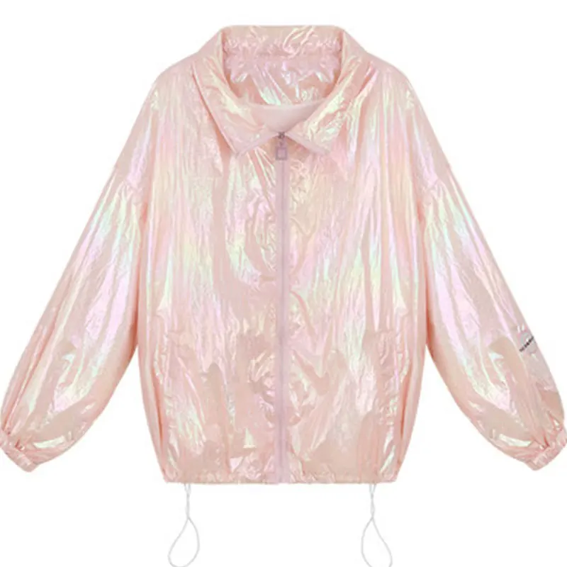 Summer Long Sleeve Jacket Women 2019 Glossy Thin Sunscreen Hoodie Jacket Fashion Harajuku Loose Plus size Outwear Female SL043
Summer Long Sleeve Jacket Women 2019 Glossy Thin Sunscreen Hoodie Jacket Fashion Harajuku Loose Plus size Outwear Female SL043