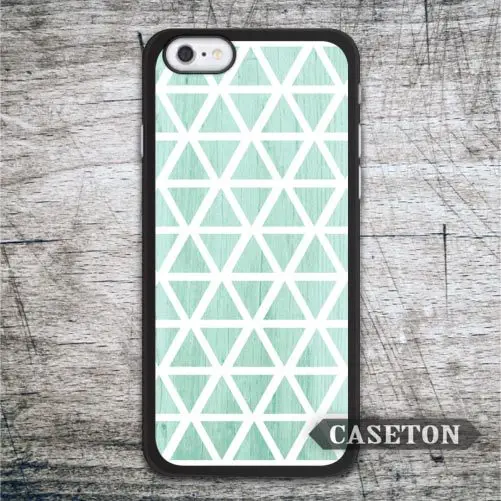 Green Mint Geometry font b Case b font For font b iPhone b font font b