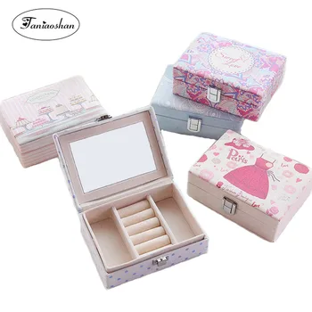 Multiple Ceative Small Jewellery Box For Women Portable Travel Jewelry Display Cartoon Pattern Ring Earring Storage Box
Multiple Ceative Small Jewellery Box For Women Portable Travel Jewelry Display Cartoon Pattern Ring Earring Storage Box
