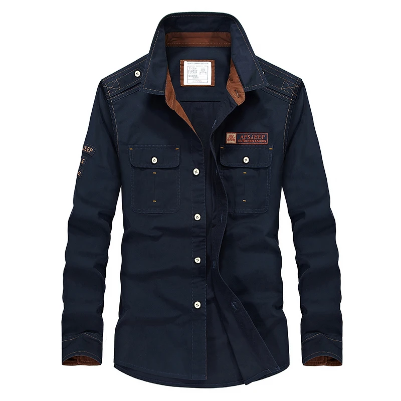 Brand mens shirt military style fashion mens outwear cotton long sleeve army shirt men camisa militar casual shirts IN1663
Brand mens shirt military style fashion mens outwear cotton long sleeve army shirt men camisa militar casual shirts IN1663