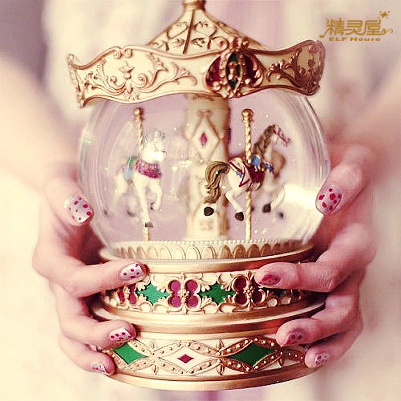 Birthday gift carousel music box crystal ball music box creative girls to send his girlfriend girlfriends wife friend
Birthday gift carousel music box crystal ball music box creative girls to send his girlfriend girlfriends wife friend