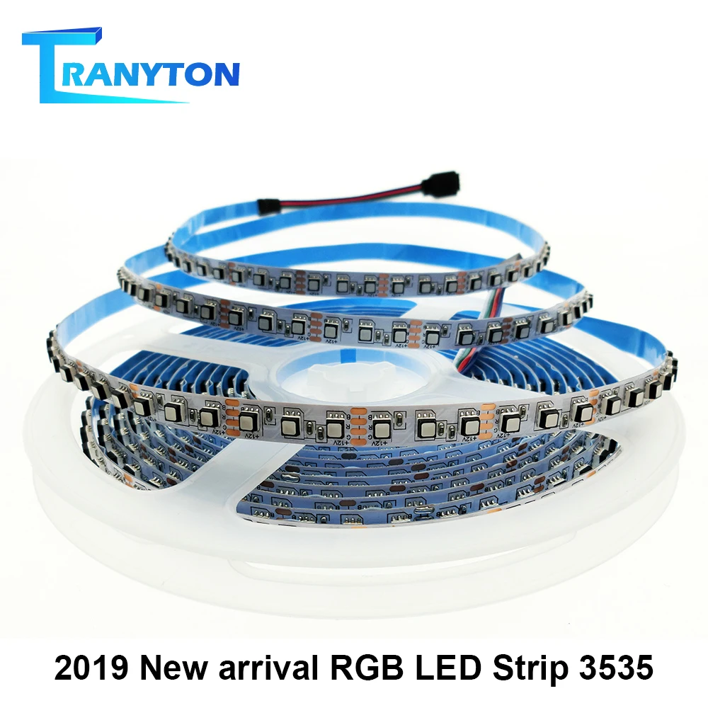New Arrival RGB LED Strip SMD 3535 RGB Changeable Led Strip Light DC12V Flexible Led Tape Lamp Home Decoration Lighting 5M/Roll
New Arrival RGB LED Strip SMD 3535 RGB Changeable Led Strip Light DC12V Flexible Led Tape Lamp Home Decoration Lighting 5M/Roll