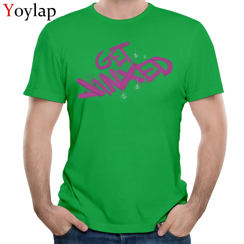Discount Family T Shirt Short Sleeve Pure Cotton Get Jinxed Round Collar Student Tops T Shirt Customized Summer Fall Tee-Shirt green