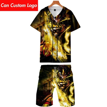2019 Saint Seiya two piece set jackets and shorts Kpop Fashion new brand cool print baseball jacket set for men streetwear
2019 Saint Seiya two piece set jackets and shorts Kpop Fashion new brand cool print baseball jacket set for men streetwear