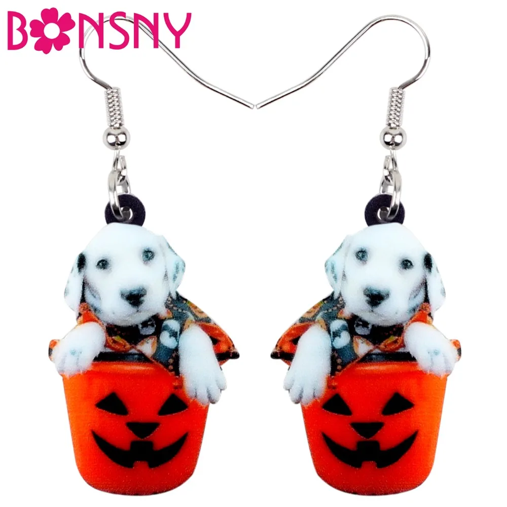 Bonsny Acrylic Sweet Halloween Labrador Retriever Dog Earrings Drop Dangle Novelty Animal Festival Jewelry For Women Girls Gift
Bonsny Acrylic Sweet Halloween Labrador Retriever Dog Earrings Drop Dangle Novelty Animal Festival Jewelry For Women Girls Gift