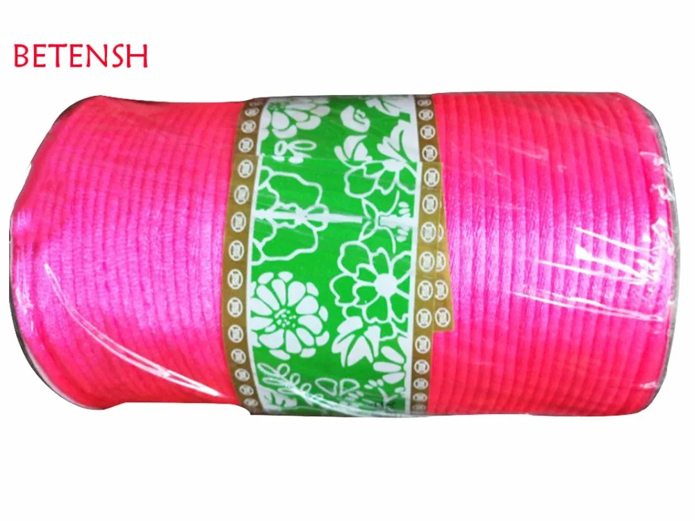 Neon Pink Rattail Nylon Cord + 2.5mm Jewelry Accessories Making Beading Macrame Rope Bracelet String Thread 250m/ roll
Neon Pink Rattail Nylon Cord + 2.5mm Jewelry Accessories Making Beading Macrame Rope Bracelet String Thread 250m/ roll