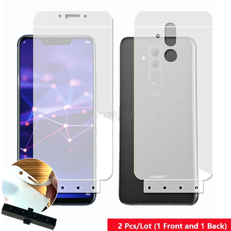 2 Pcs Front & Back Smart Guide Tool Soft Film AUTO Fixed Hydrogel Film Full Body Screen Protector for Huawei Mate 20 Lite 6.3"
2 Pcs Front & Back Smart Guide Tool Soft Film AUTO Fixed Hydrogel Film Full Body Screen Protector for Huawei Mate 20 Lite 6.3"